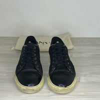 Lanvin Sneakers, Herre 'Navy Suede' Lak Toe (43) 😦