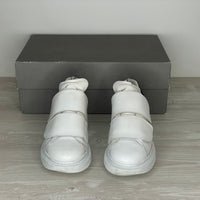 Alexander McQueen Sneakers, 'Hvid Læder' Oversized (37)🕊️