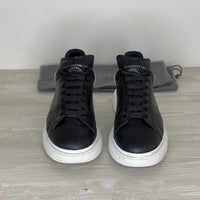 Alexander McQueen Sneakers, 'Sort Læder' Oversized (45) 🫧