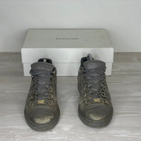 Balenciaga Sneakers, 'Grå Læder' Arena (39) 🐺