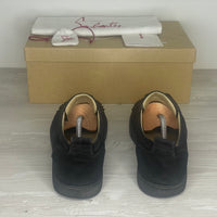 Christian Louboutin Sneakers, Herre 'Sort' Ruskind Junior Spikes (45.5) ⭐️