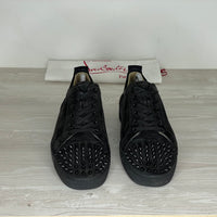 Christian Louboutin Sneakers, Herre 'Sort' Ruskind Junior Spikes (43) 😋