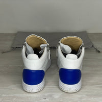 Giuseppe Zanotti Sneakers, Herre 'Hvid / Sort / Blå' KRISS Mid Tops (42) 🥥