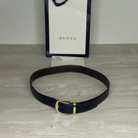 Gucci Bælte, 'Sort / Brun' Reversible (80 / 30) 🤎