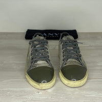 Lanvin Sneakers, Herre 'Grå' Ruskind Lak Toe (43) 🩶
