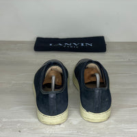 Lanvin Sneakers, Herre 'Mørkeblå' Lak Toe (43) ⛑️