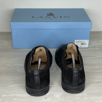 Lanvin Sneakers, Herre 'Sort / All Black' Ruskind Lak Toe (44) ♣️
