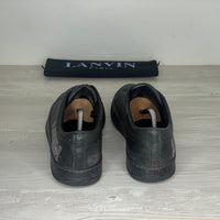 Lanvin Sneakers, Herre 'Sort' Læder Lanvin Tekst (44) 🌊