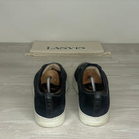 Lanvin Sneakers, Herre 'Sort' Ruskind Lak Toe (43) ⛳️