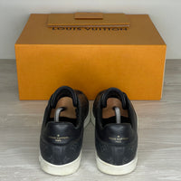 Louis Vuitton Sneakers, Herre 'Sort' Canvas LV Print Luxembourg (43) 🕊️