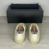 Saint Laurent Sneakers, Herre 'Beige' Stof Court Classic Distressed (43) 🥯