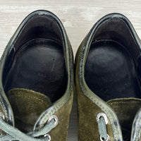 Lanvin Sneakers, Herre 'Grøn' Ruskind Lak Toe (41) 🛢️