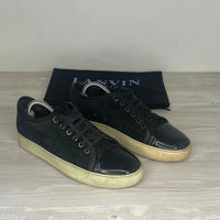 Lanvin Sneakers, Herre 'Sort' Ruskind Lak Toe (39) 😦