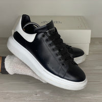 Alexander McQueen Sneakers, 'Sort Læder' Oversized (45) 🦺