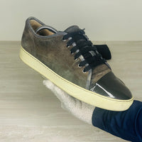 Lanvin Sneakers, Herre 'Elephant Grey' Lak Toe (41) 🎉