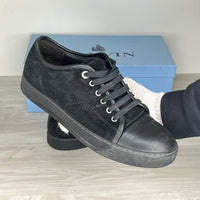 Lanvin Sneakers, Herre 'Black' Mat Toe (40)