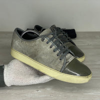 Lanvin Sneakers, Herre 'Grå' Ruskind Lak Toe (43) 🩶