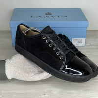 Lanvin Sneakers, Herre 'Sort / All Black' Ruskind Lak Toe (44) ♣️