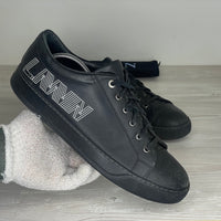 Lanvin Sneakers, Herre 'Sort' Læder Lanvin Tekst (44) 🌊