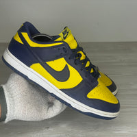 Nike Sneakers, Herre 'Gul / Blå' Dunk Low Michigan (44) 🔅