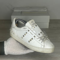 Valentino Sneakers, Dame 'Hvid' Rockstud (38) 🕊️