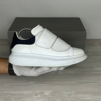 Alexander McQueen Sneakers, 'Hvid Læder' Oversized (37)🕊️