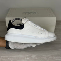 Alexander McQueen Sneakers, 'Hvid Læder' Oversized (38.5) 🐼