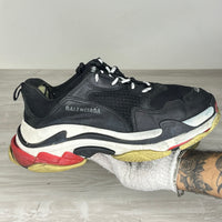 Balenciaga Sneakers, Herre 'Black' Tripple S (42)