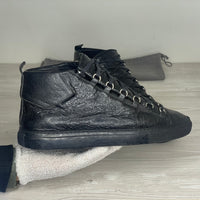 Balenciaga Sneakers, Herre 'Sort' Arena High Tops (43) ♟️
