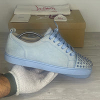 Christian Louboutin Sneakers, Herre 'Blå' Sky Metal Junior Spikes (44.5) 🥶