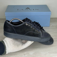 Lanvin Sneakers, Herre 'Navy / Mørke Blå' Sort Ruskind Mat Toe (39) 🚎