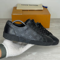 Louis Vuitton Sneakers, Herre Match Up 'Sort' Læder Canvas (40.5) ❗️