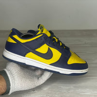 Nike Sneakers, Herre 'Gul / Blå' Dunk Low Michigan (44) 🔅
