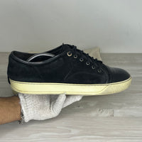 Lanvin Sneakers, Herre 'Navy Suede' Lak Toe (43) 😦