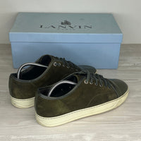 Lanvin Sneakers, Herre 'Grøn' Ruskind Lak Toe (41) 🛢️