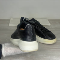 Alexander McQueen Sneakers, Herre 'Sort' Læder Oversized (42) 🎼