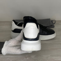 Alexander McQueen Sneakers, 'Sort Læder' Oversized (45) 🫧