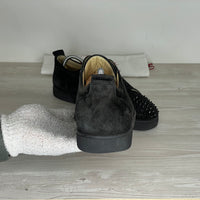 Christian Louboutin Sneakers, Herre 'Sort' Ruskind Junior Spikes (43) 😋