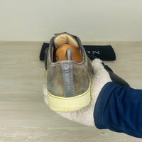 Lanvin Sneakers, Herre 'Elephant Grey' Lak Toe (41) 🎉