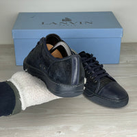 Lanvin Sneakers, Herre 'Navy / Mørke Blå' Sort Ruskind Mat Toe (39) 🚎