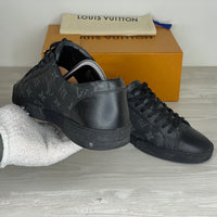 Louis Vuitton Sneakers, Herre Match Up 'Sort' Læder Canvas (40.5) ❗️