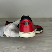 Nike Sneakers, Jordan 1 Retro Low 'Bred' (2015) (47.5) 🥫