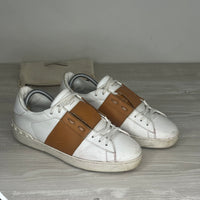 Valentino Sneakers, Herre Open 'Orange' Stripe (41) 🦁