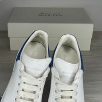 Alexander McQueen Sneakers, Herre 'Hvid' Ruskind Blå Hæld Oversized (42.5) 🔵