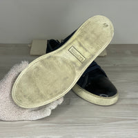 Lanvin Sneakers, Herre 'Blå' Ruskind Lak Toe (42) 🏵️