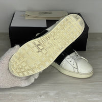 Valentino Sneakers, Herre Læder 'Sort' Stribe Open (43) 🦢