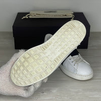 Valentino Sneakers, Herre 'Hvid' Sort Stribe Open (41) ♟️