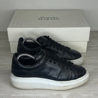 Alexander McQueen Sneakers, Herre 'Sort' Læder Oversized (40) 🪩