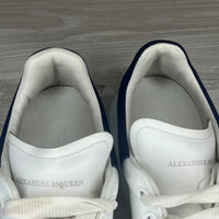 Alexander McQueen Sneakers, Herre 'Hvid' Ruskind Blå Hæl Oversized (39) 🔵