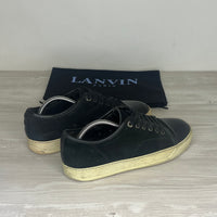 Lanvin Sneakers, Herre 'Sort' Ruskind Lak Toe (39) 😦